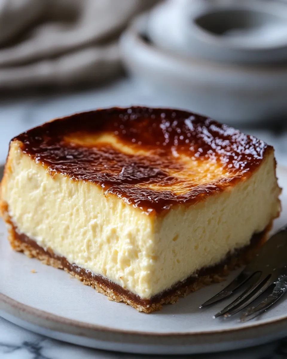 Creamy Inside, Burnt Outside Cheesecake Perfection