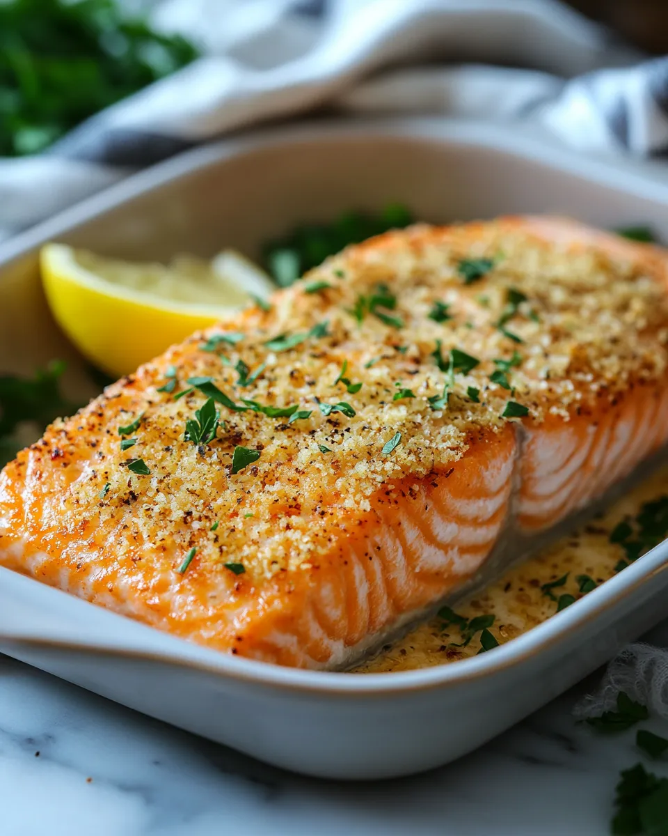 The Easiest Parmesan Salmon Bake You’ll Ever Make