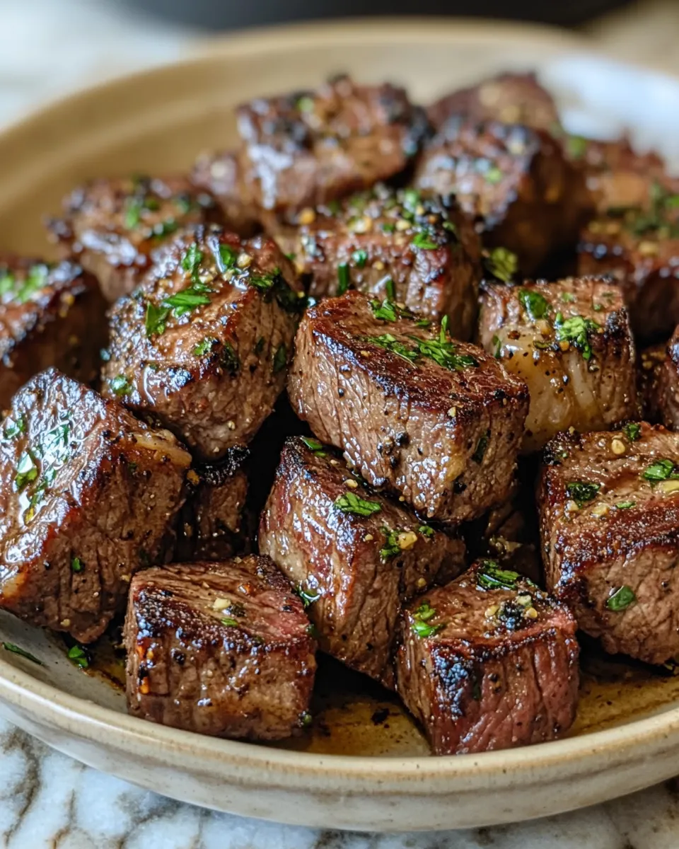 Cowboy Butter Steak Bites That Melt in Your Mouth
