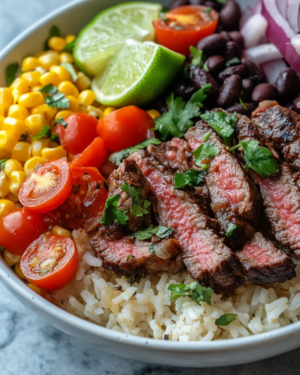 Juicy Cilantro Lime Steak Bowls Everyone Loves
