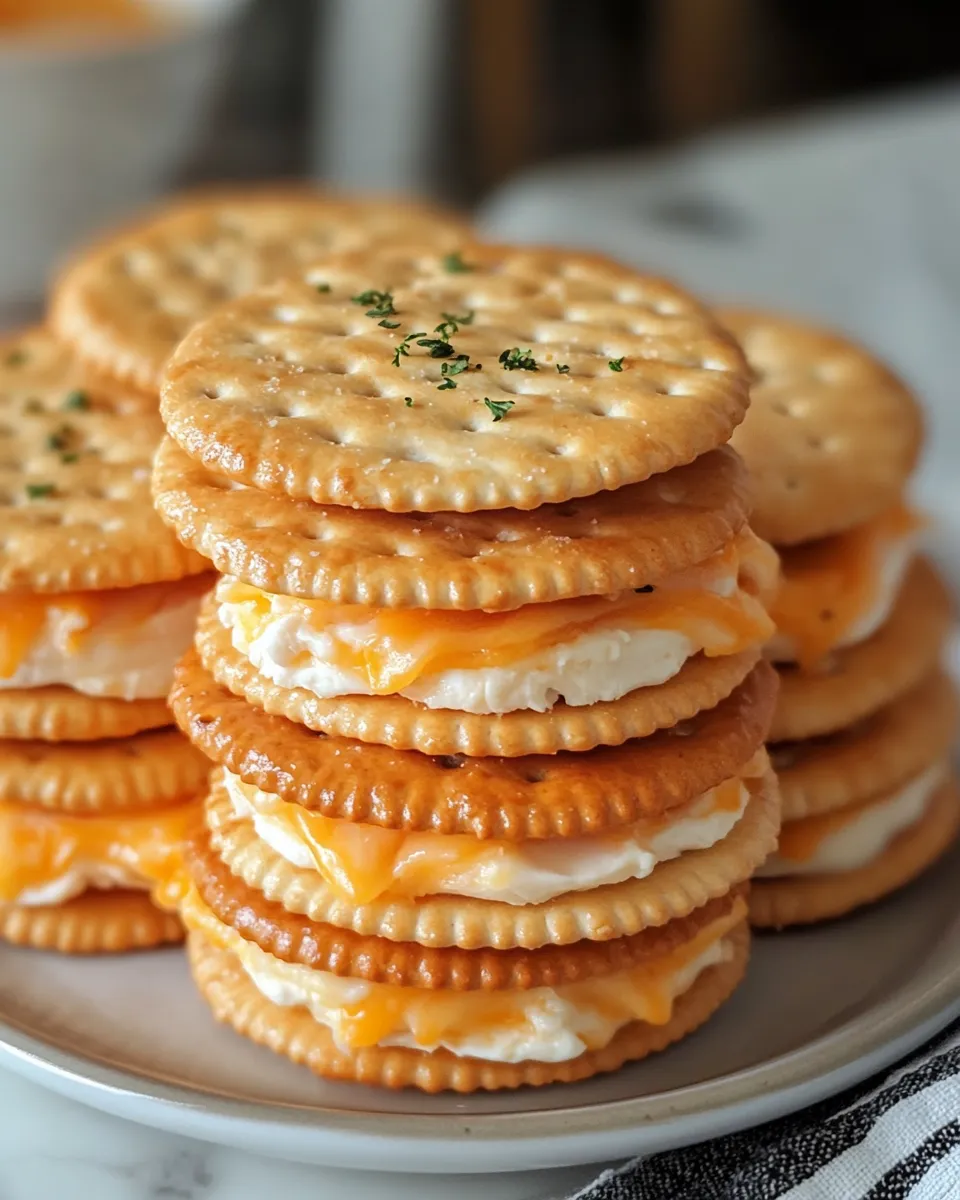 Easy Ritz Cracker Party Sandwiches Everyone Loves