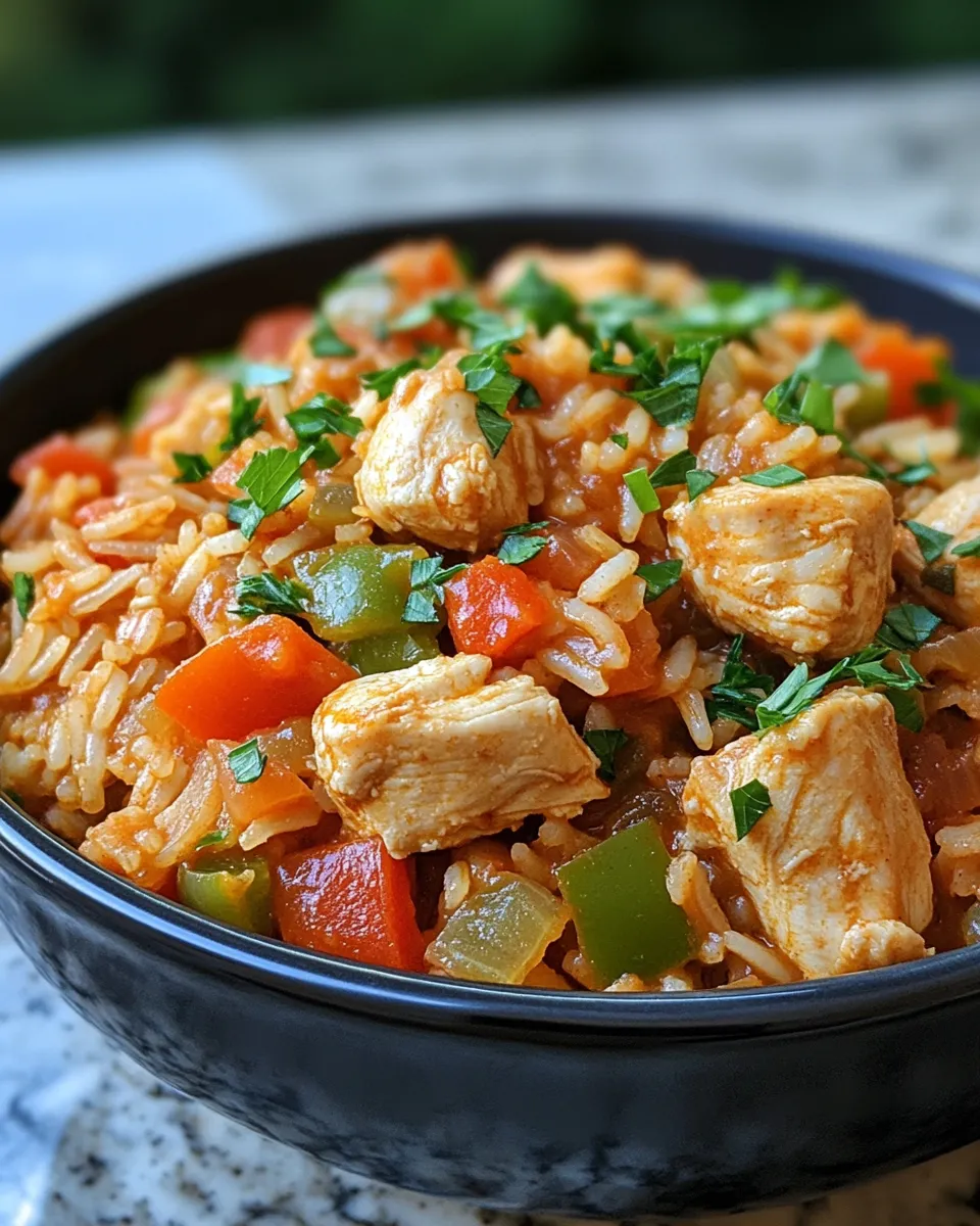 Easy Slow Cooker Chicken Jambalaya for Busy Nights