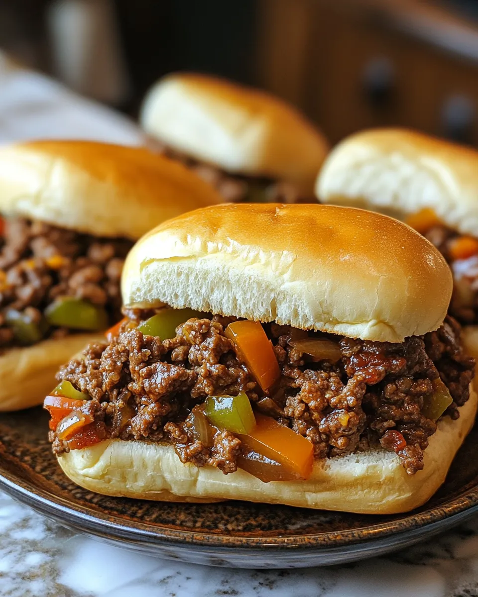 Easy Philly Cheesesteak Sloppy Joes for Busy Nights