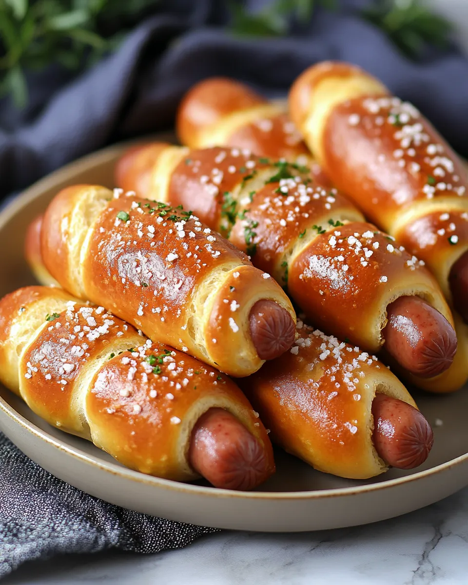 Golden Pretzel Dogs That Taste Like Game Day