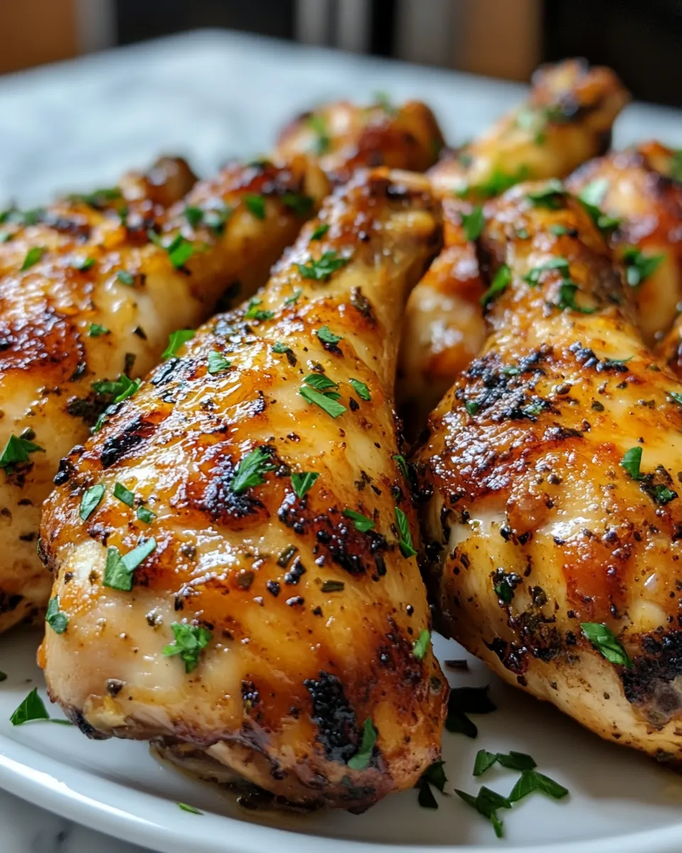 Garlic Parmesan Chicken Drumsticks: Tender, Juicy, and Flavorful