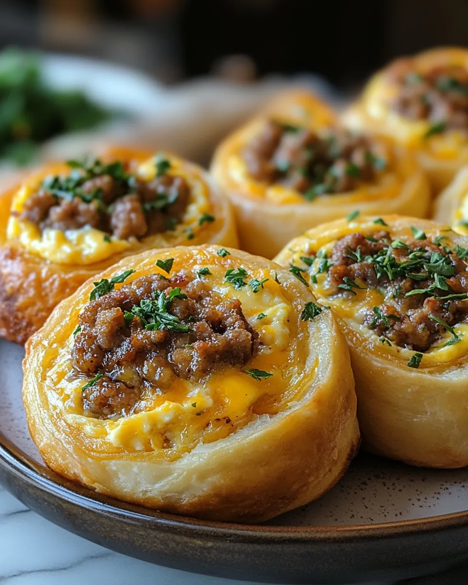 Sausage Egg Breakfast Rolls That Make Mornings EASY!