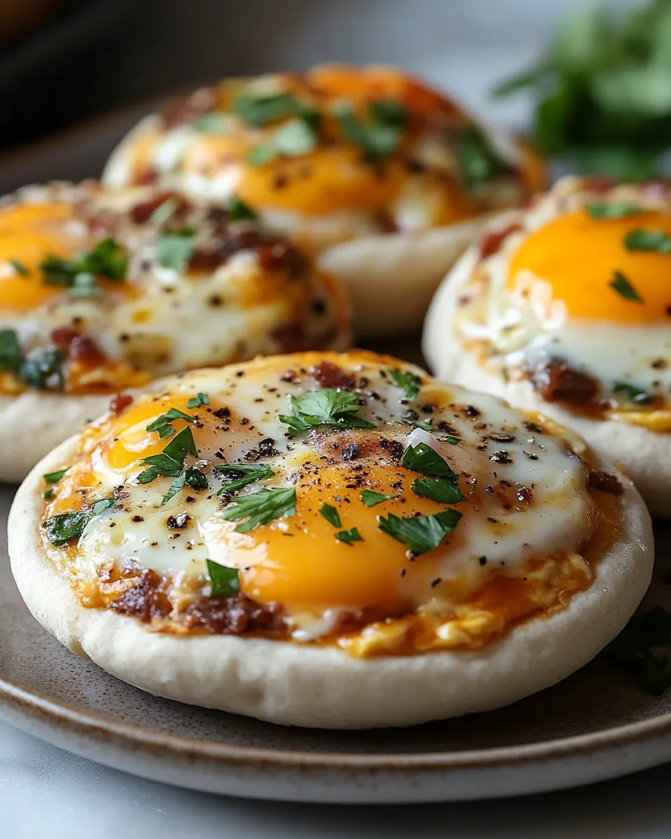 Cheesy English Muffin Breakfast Pizza Win!