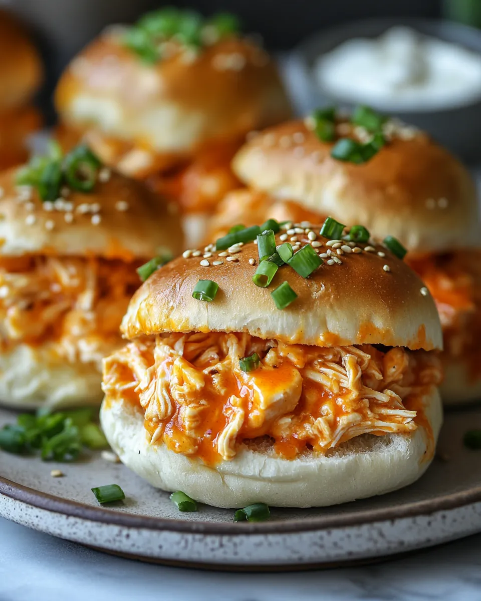Easy Buffalo Chicken Sliders for Any Party