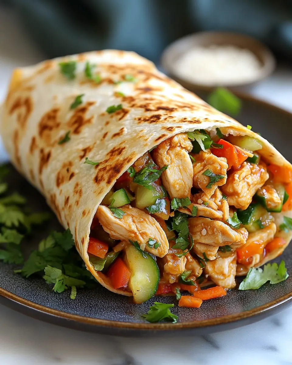Sweet & Savory Teriyaki Chicken Wrap You’ll Make All Week