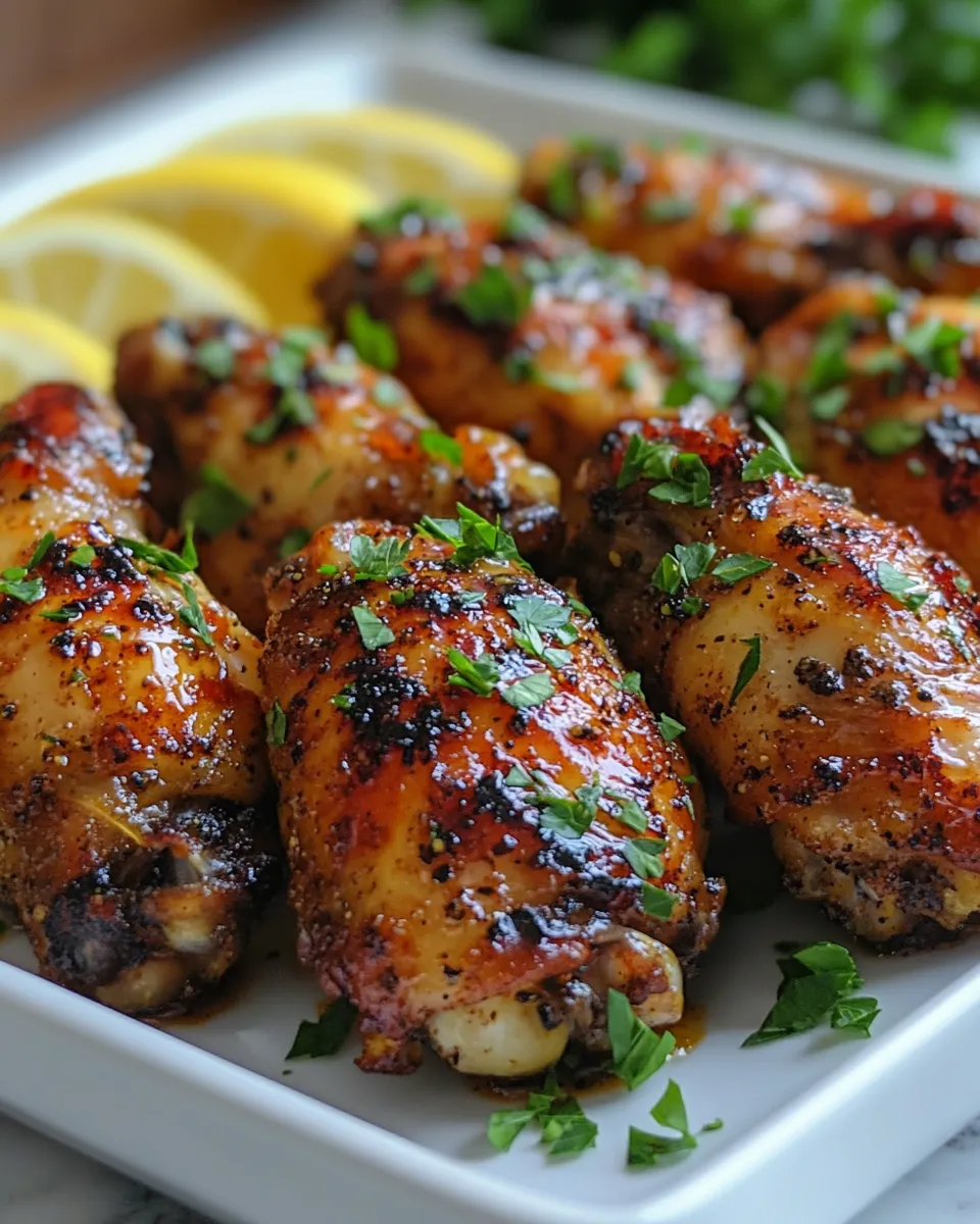 Lemon Pepper Wings with a Sweet Honey Twist