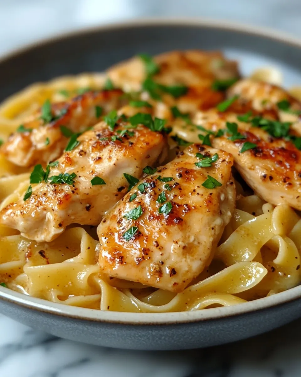 Easy One-Pan Chicken & Buttered Noodles Dinner
