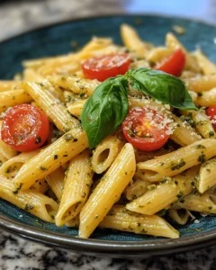 One-Pot Pesto Pasta with Creamy Garlic Sauce 25 0 3 2025 12 07T235836.836