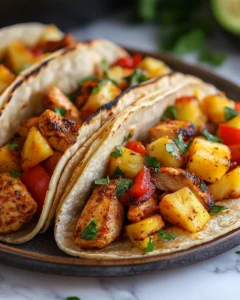 Irresistible Sheet Pan Chicken, Chipotle & Pineapple Tacos 31 0 0 32