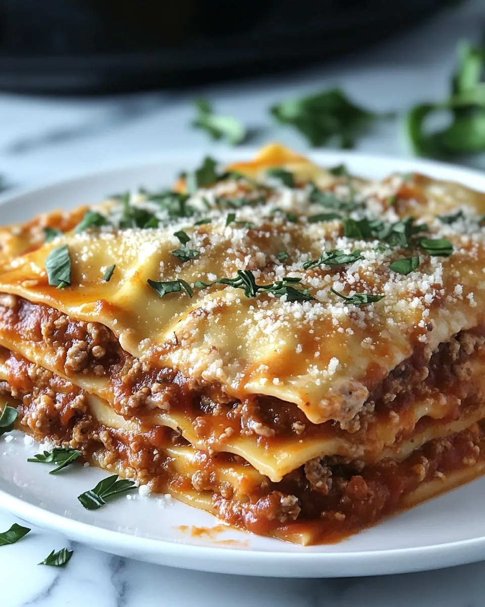 Easy Crockpot Ravioli Lasagna for Busy Nights