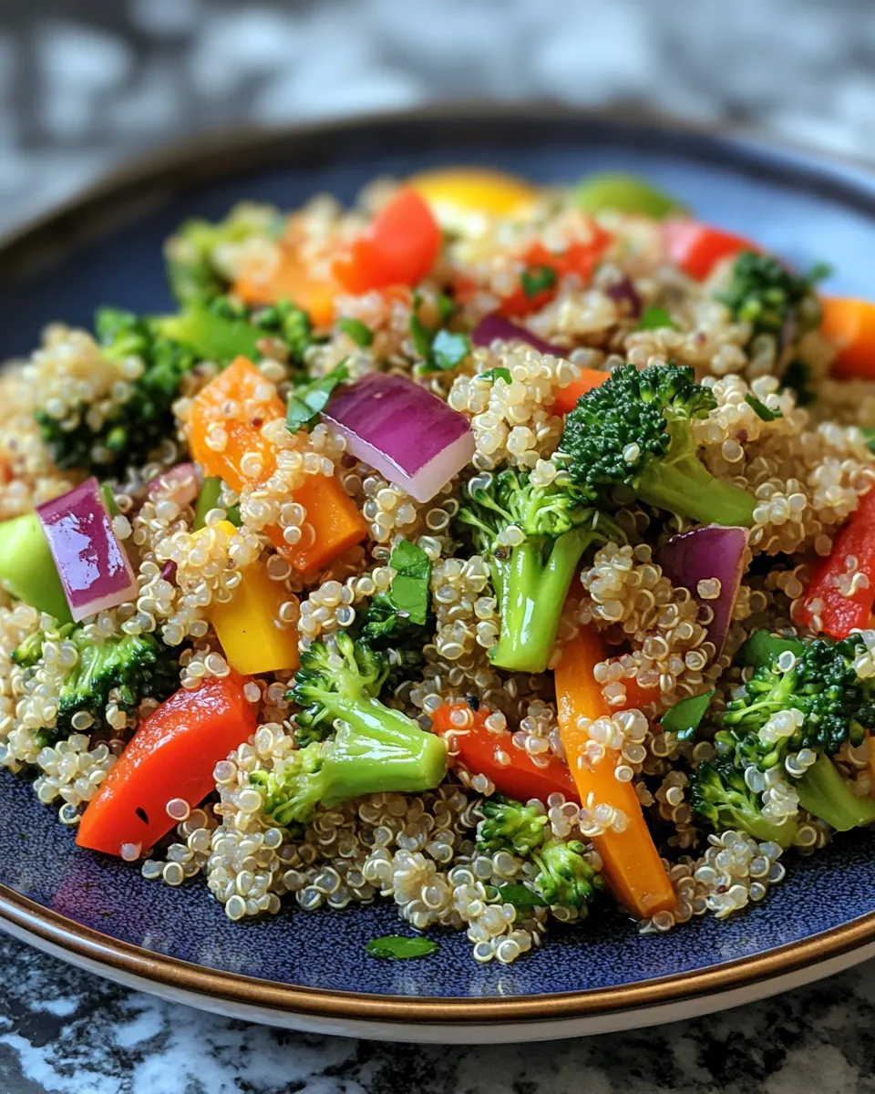 Vibrant Quinoa & Veggie Stir Fry (Clean Eating)