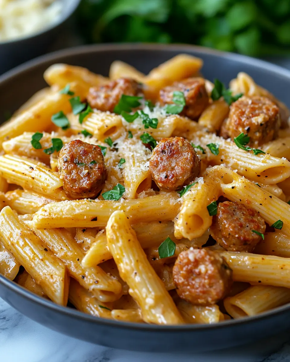 Easy One Pot Creamy Cajun Sausage Pasta for Busy Nights