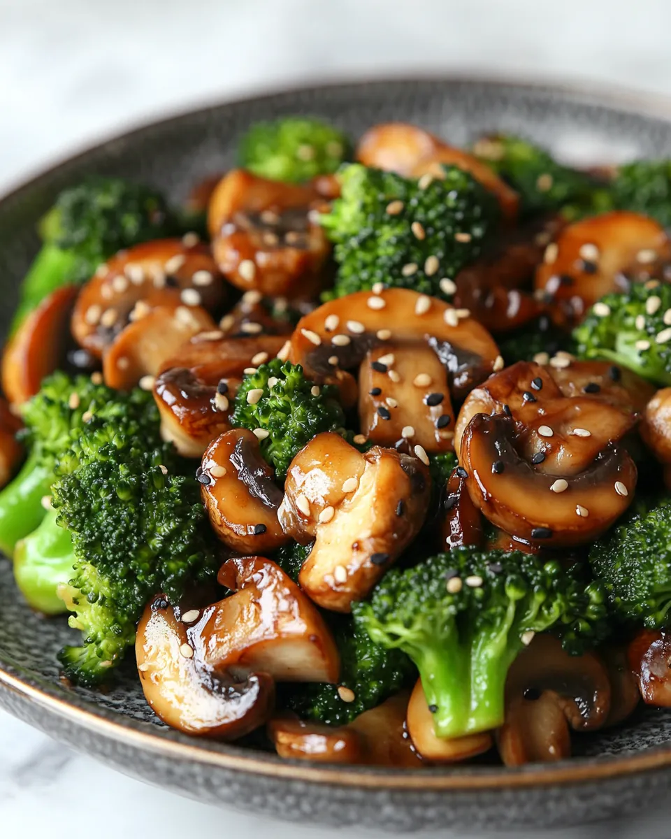 Healthy Broccoli and Mushroom Stir Fry: A Weeknight Win
