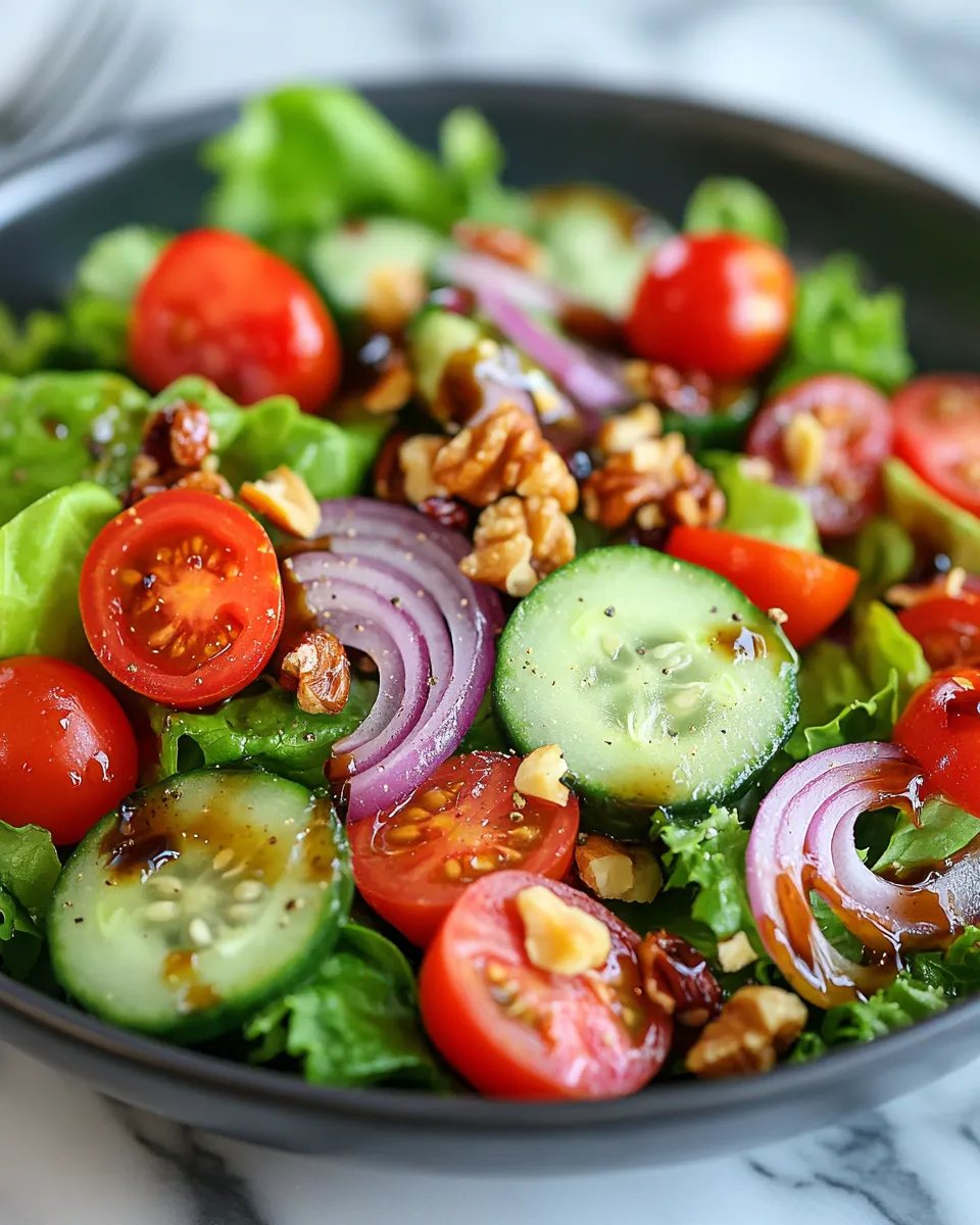 Simple Spring Mix Salad with Balsamic Honey Dressing: An Everyday Win