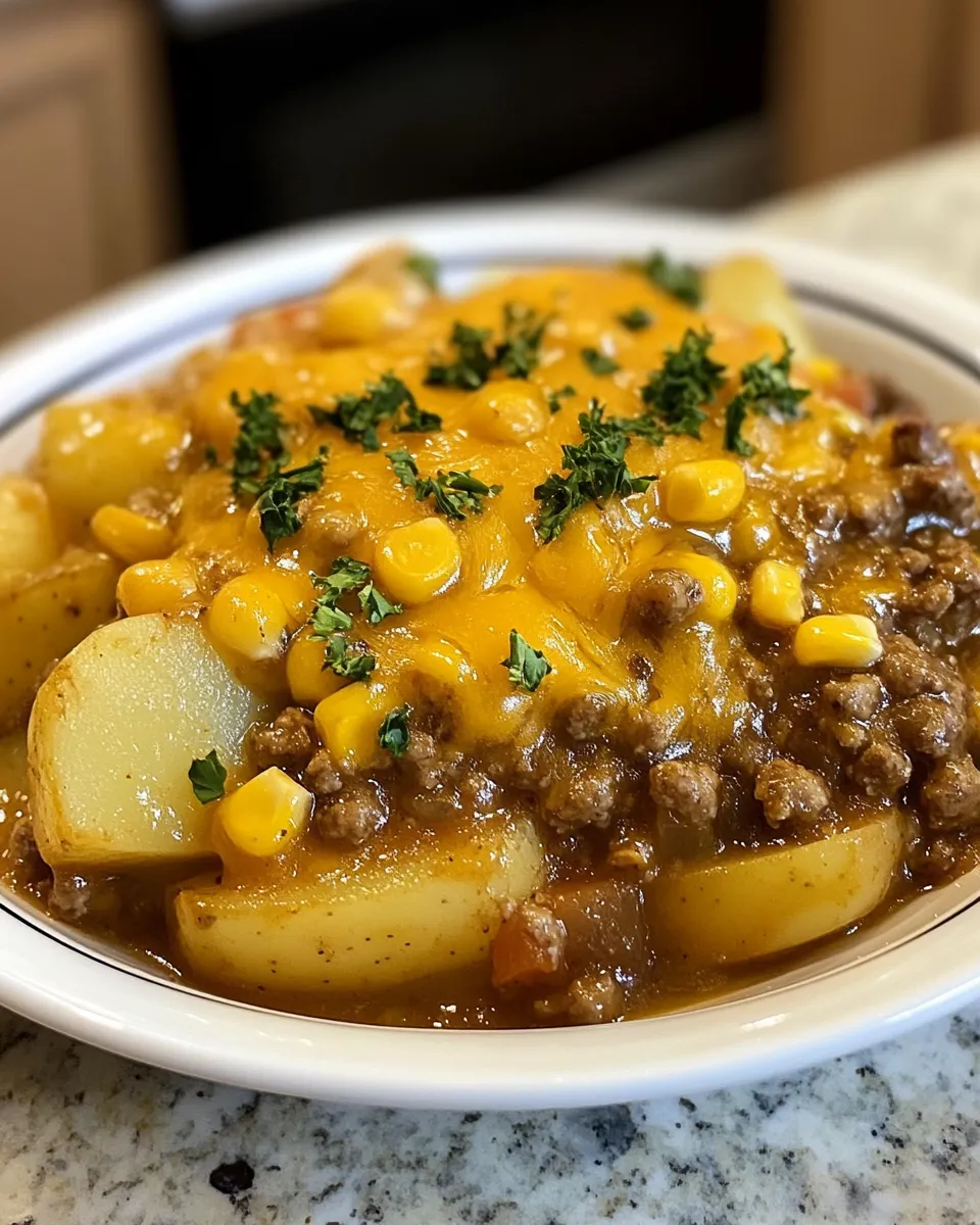 Hearty Slow Cooker Cowboy Casserole Everyone Loves