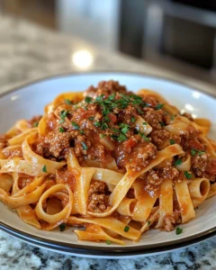Savory Creamy Fettuccine Bolognese with Bold Hearty Flavor 29 0 2 11