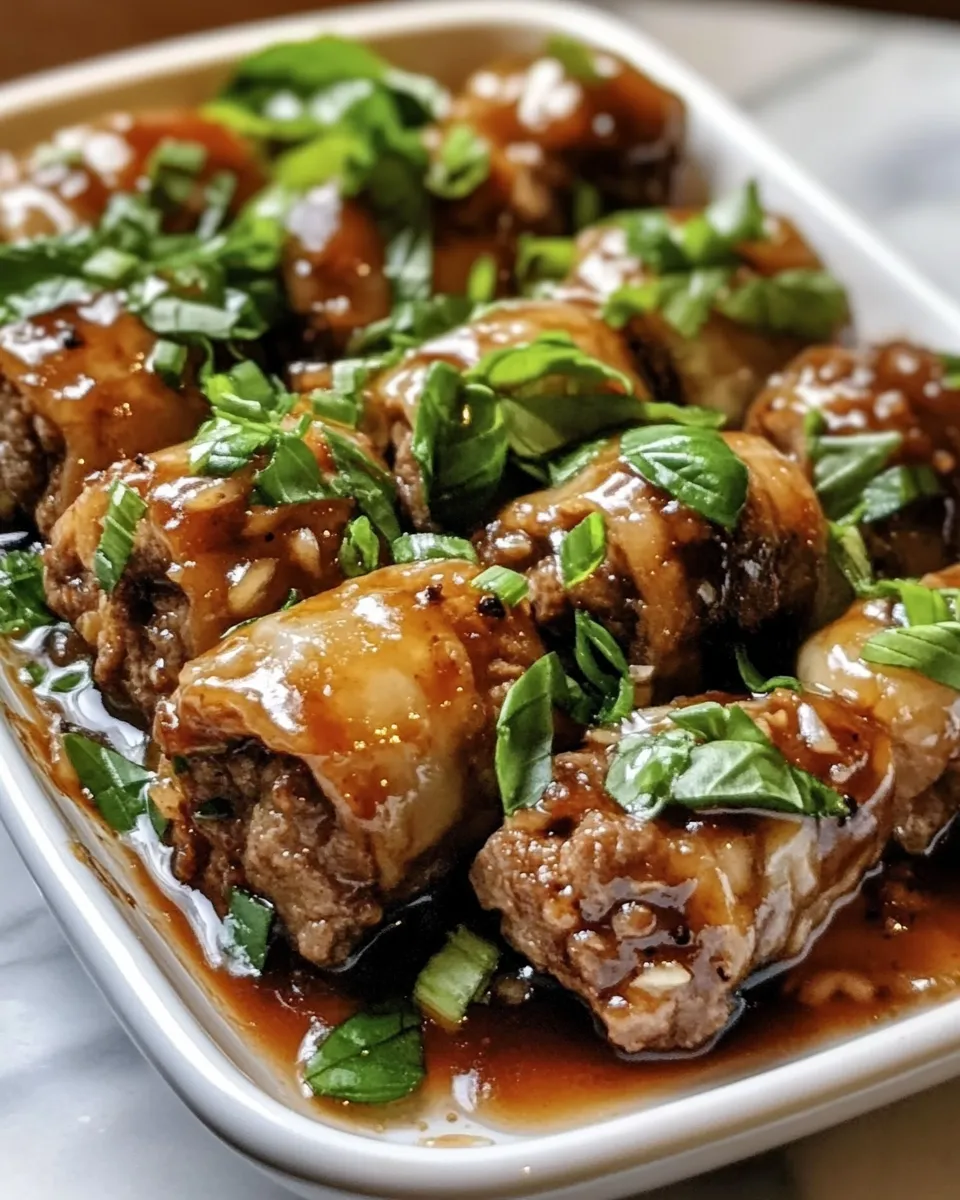 Basil Beef Rolls Everyone Is Obsessed With