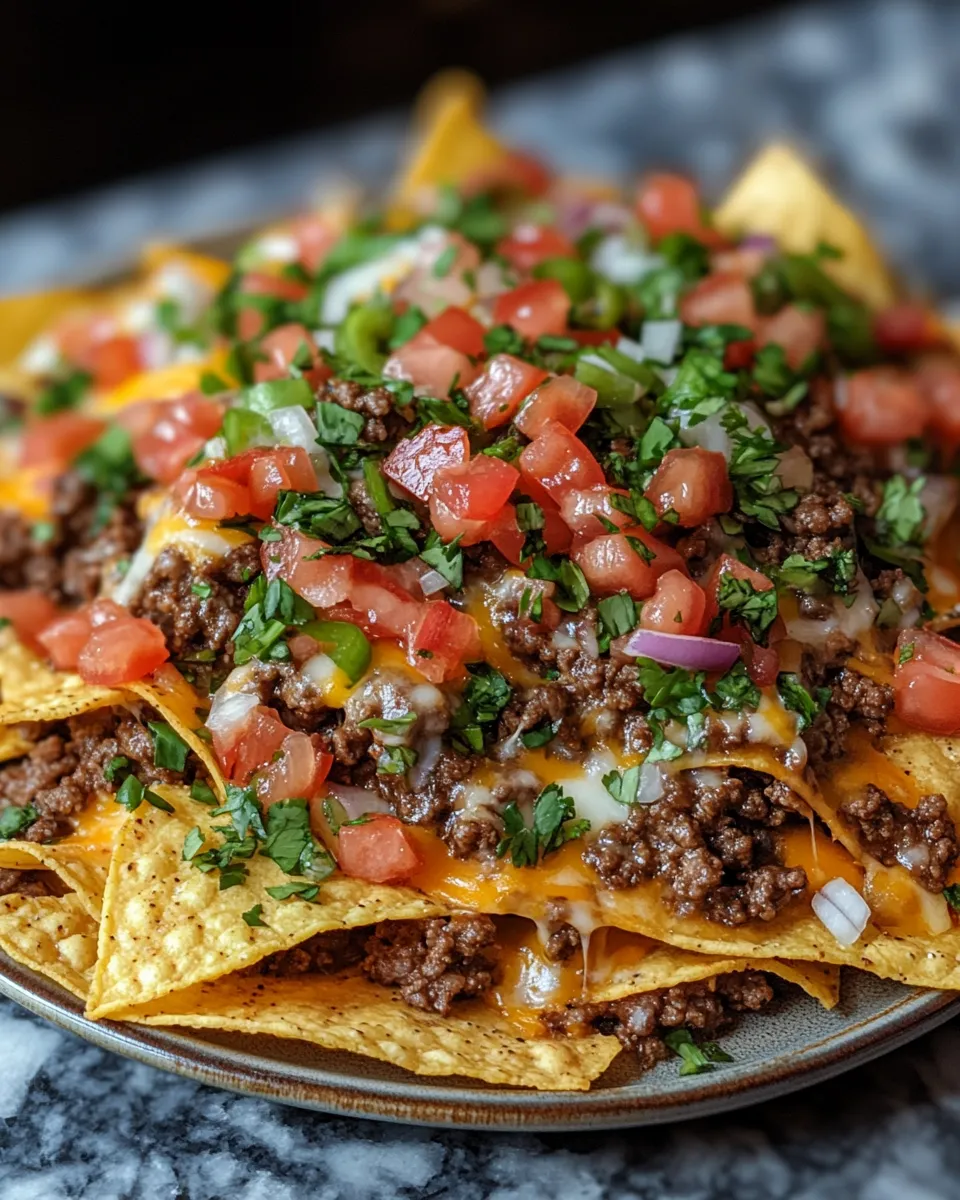 Cheesy Beef Nachos Everyone Goes Crazy For