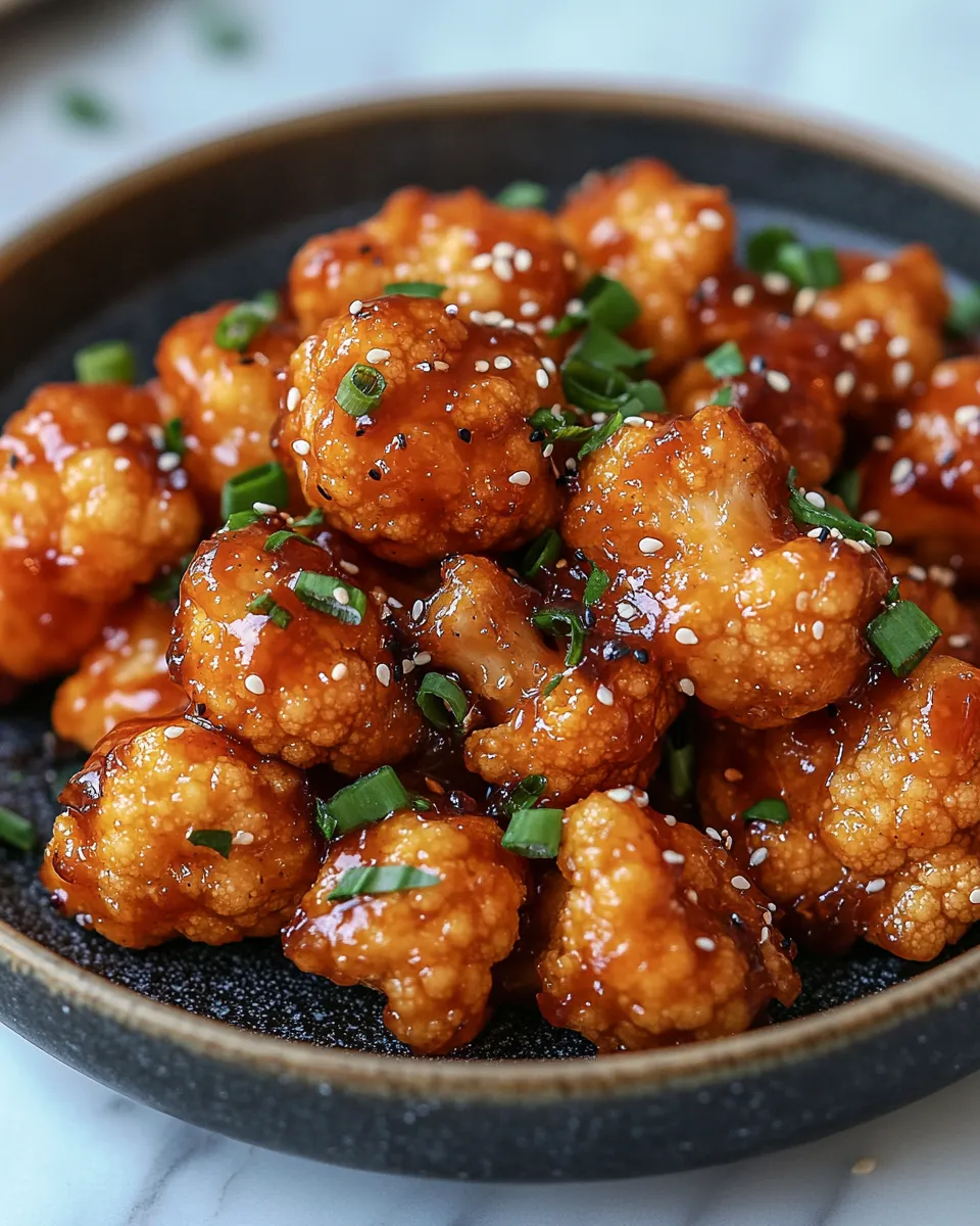 Irresistible Sticky Sesame Cauliflower (Plant-Based Win)