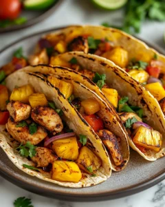 Irresistible Sheet Pan Chicken, Chipotle & Pineapple Tacos 30 0 3 49