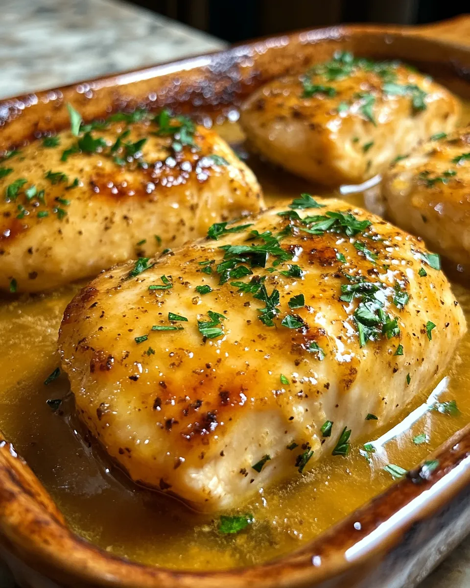 Mouthwatering Garlic Butter Baked Chicken Breast: Oven-Baked Perfection