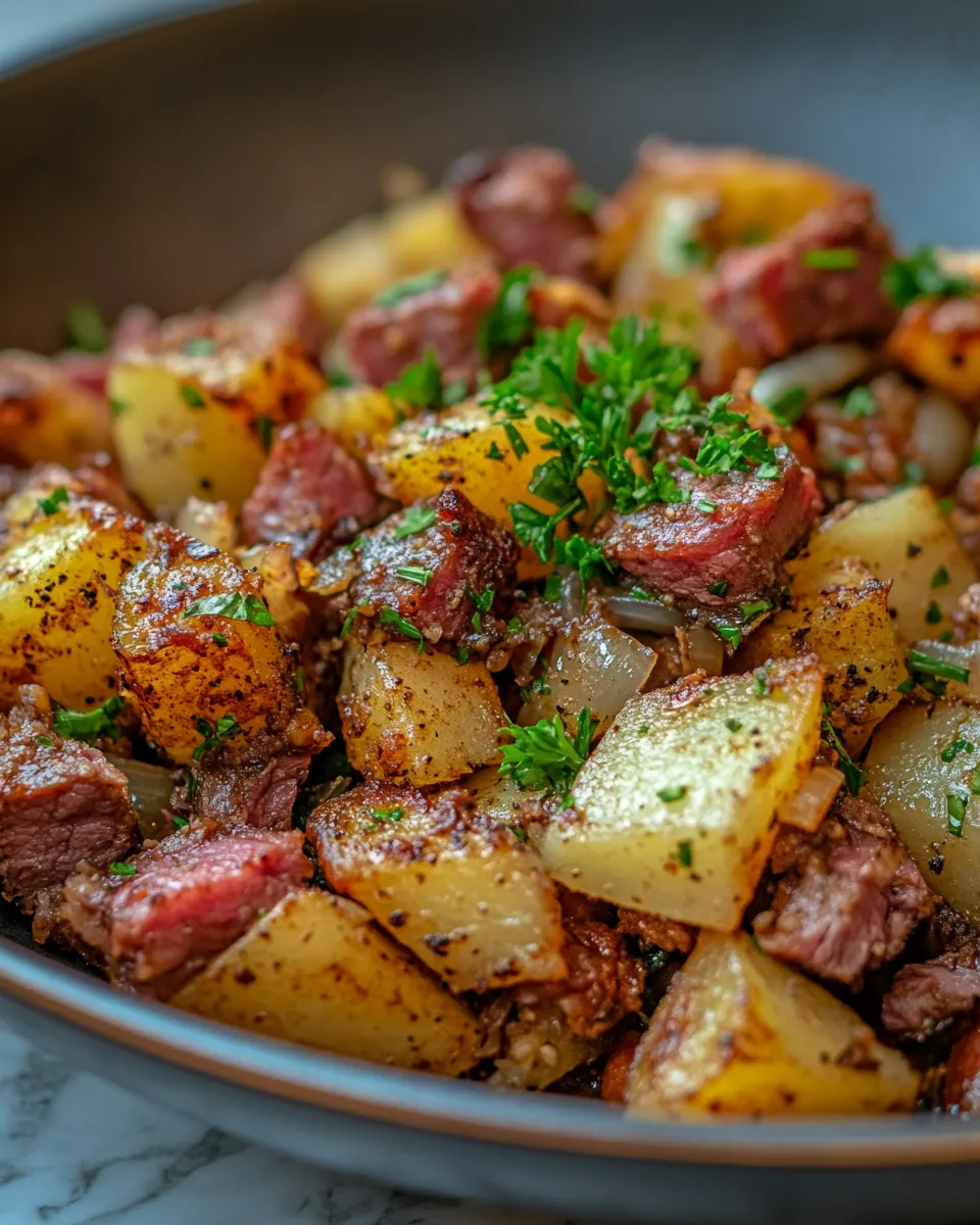 Savory Corned Beef Hash: Crispy, Hearty Bite