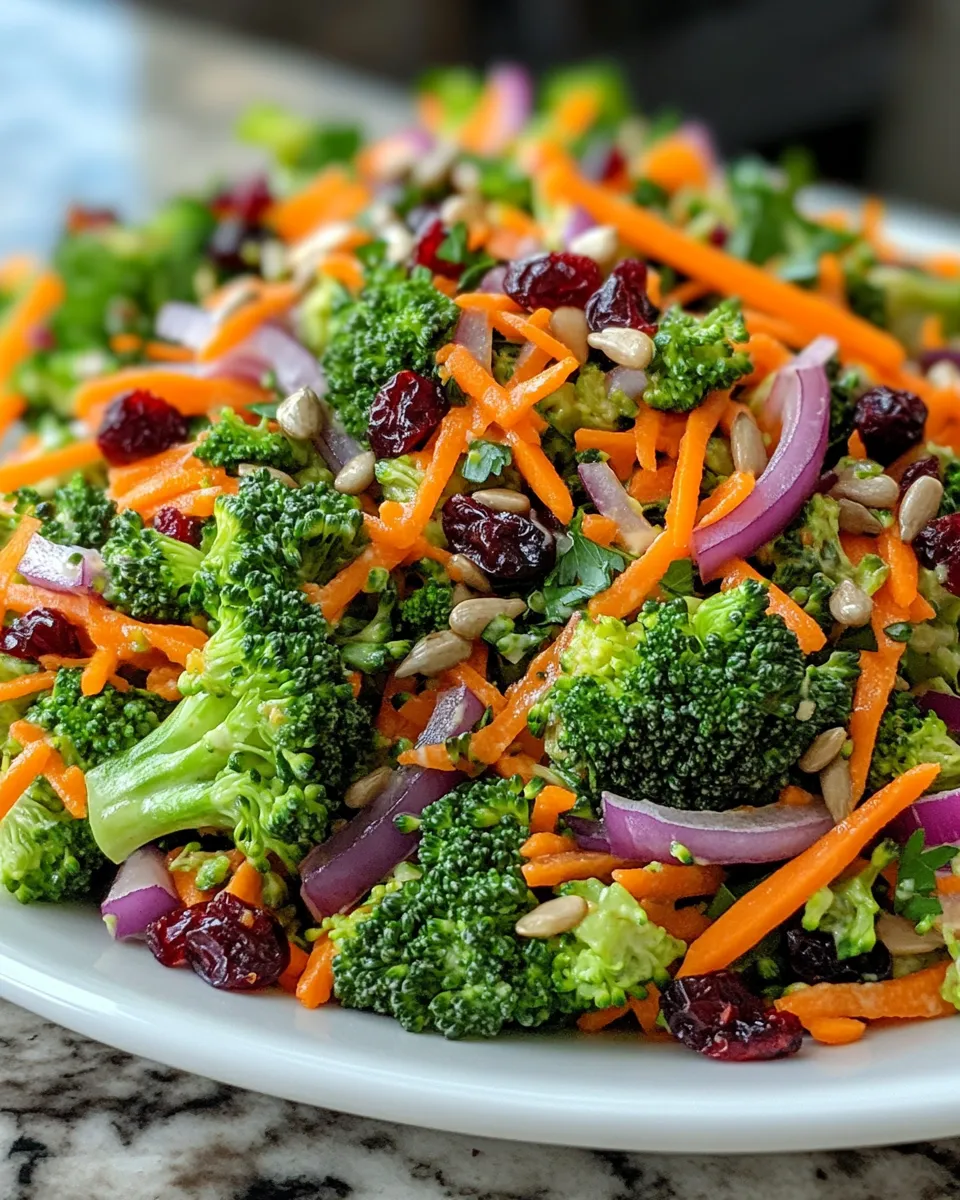 Zesty Broccoli Salad Fresh Summer Hit