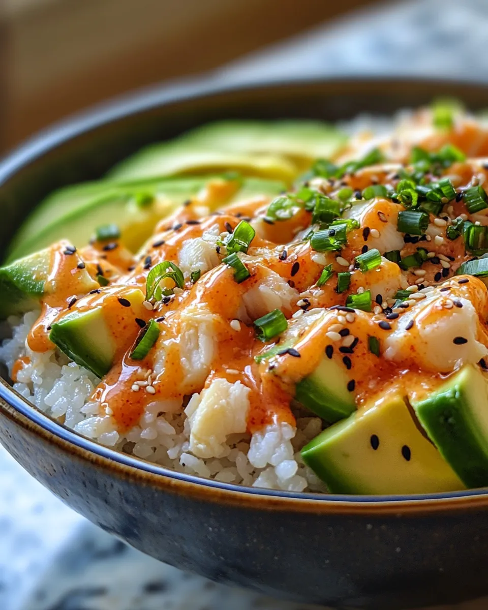 Irresistible California Roll Sushi Bowls Easy Dinner Magic