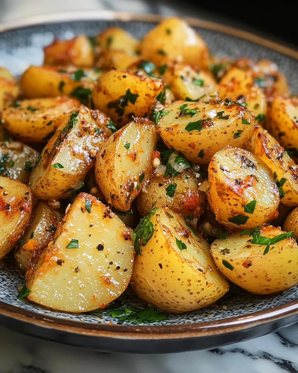 Authentic Greek Potatoes With Lemon Flavor