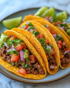 Heavenly Beef Tacos loaded fiesta vibes 8 0 1 3 1