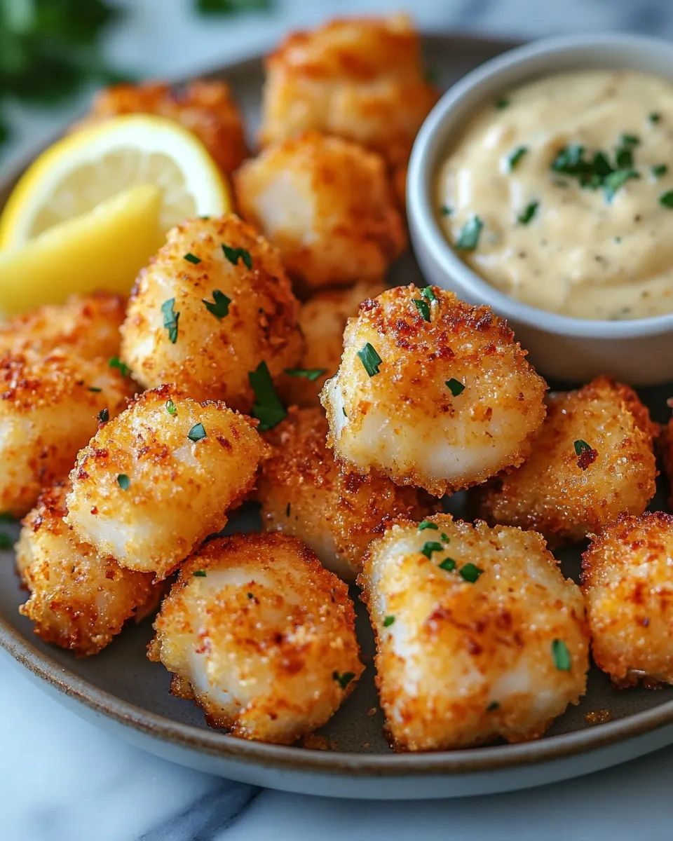 Ultimate Lemon Butter Fish Bites with Garlic Aioli Crispy Coastal Bliss