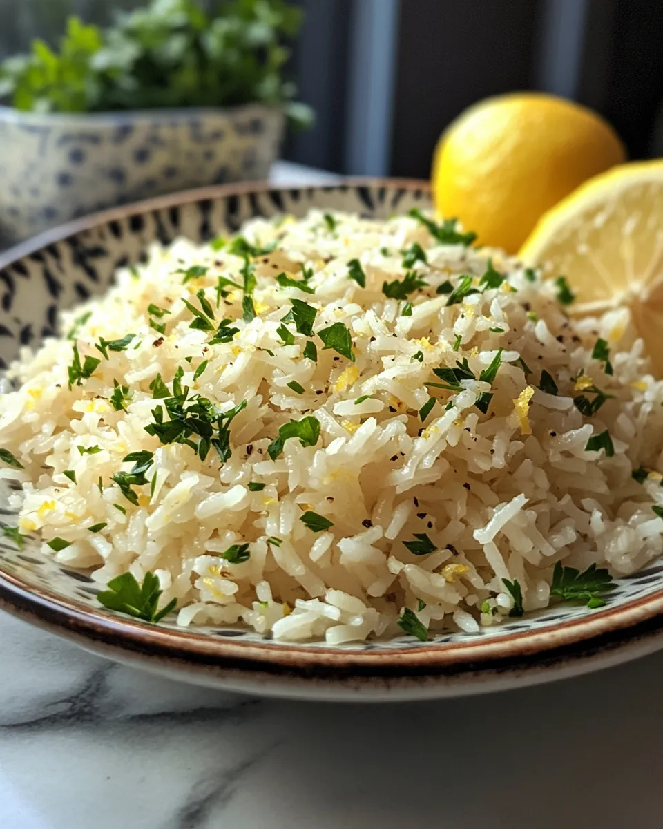 Savory Greek Lemon Rice Fresh Citrus Magic