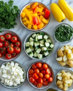 Easy One Pan Greek Vegetables Weeknight Winner 29 0 2 3 6