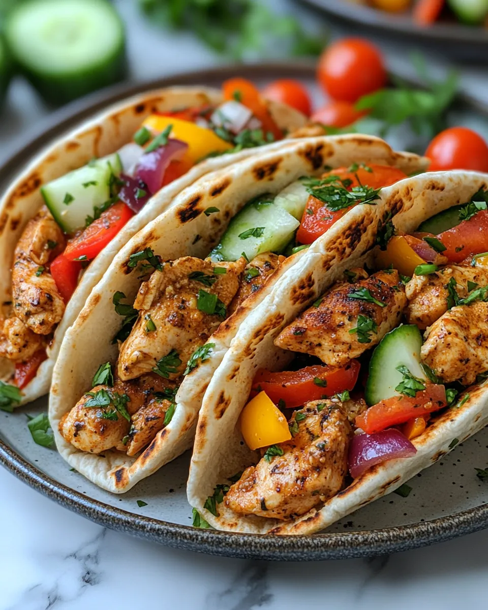 Ultimate Sheet Pan Chicken Pitas with Fresh Herb Ranch Slaw