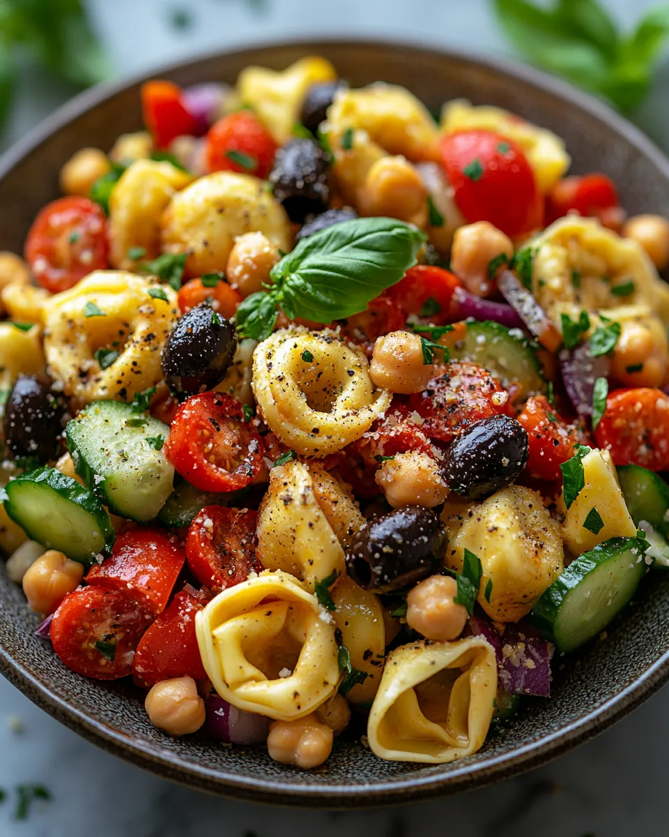 Irresistible Italian Tortellini Pasta Salad Fresh Summer Favorite