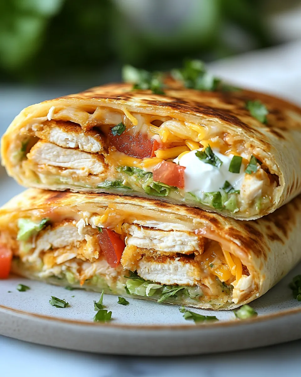 Ultimate Chicken Crunch Wrap Crispy Loaded Goodness
