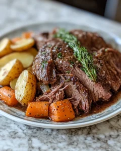 Juicy Crockpot Chuck Roast Rich Savory Bliss 30 0 3 12 1