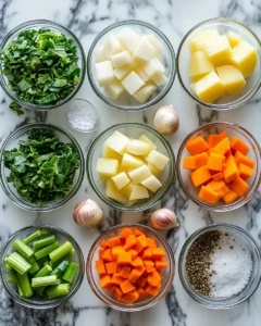 Authentic Southern Style Collard Green and Potato Stew 30 0 3 13