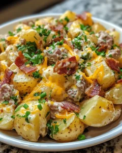 Loaded Steakhouse Potato Salad Crowd Pleasing Classic 25 0 3 9 4