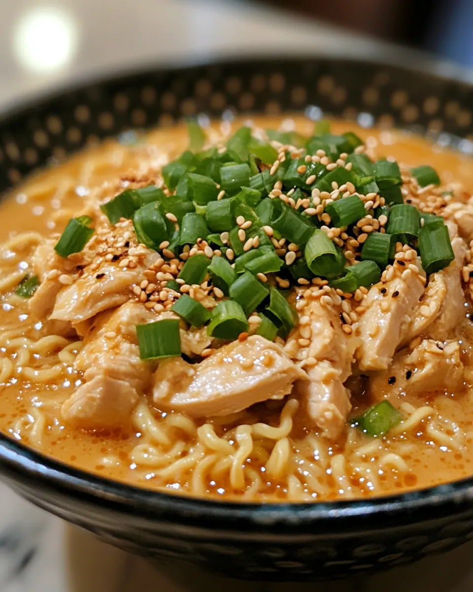Savory Creamy Garlic Chicken Ramen – Ultimate Comfort Food Introduction