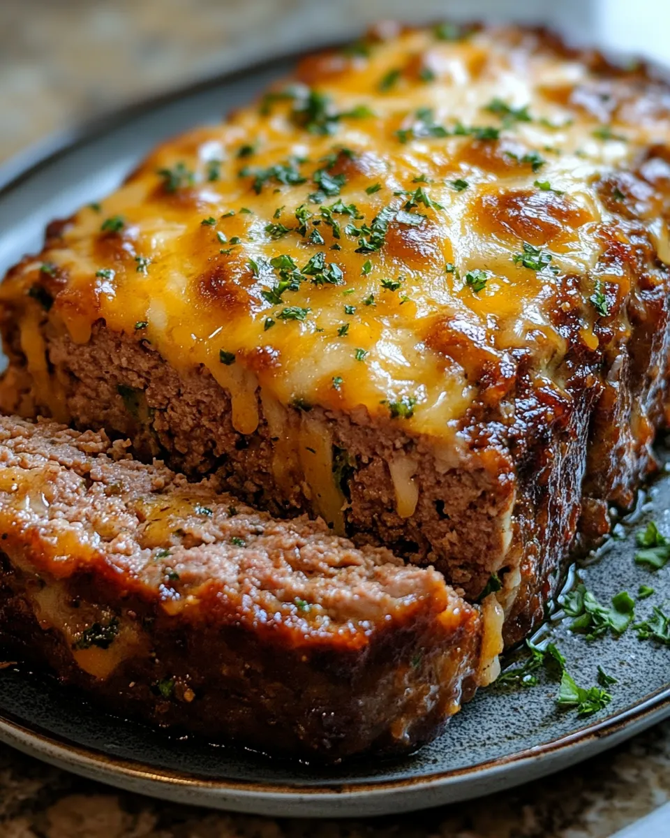 Cheesy Garlic Parmesan Meatloaf Comfort Food Win