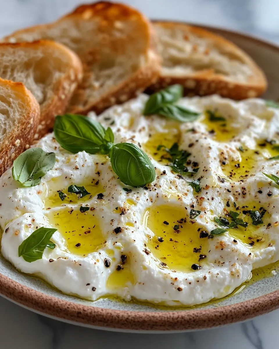 Fresh Basil and Lemon Burrata Appetizer with Summer Vibes