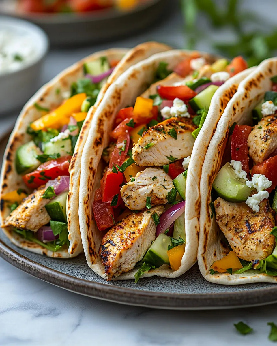 Irresistible Sheet Pan Chicken Pitas with Herby Ranch