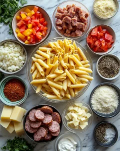 Craveable Creamy Spicy Cajun Sausage Pasta 31 0 0 6 1