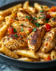 Mouthwatering Creamy Cajun Chicken Pasta with Rich Velvety Sauce 35 0 1 1