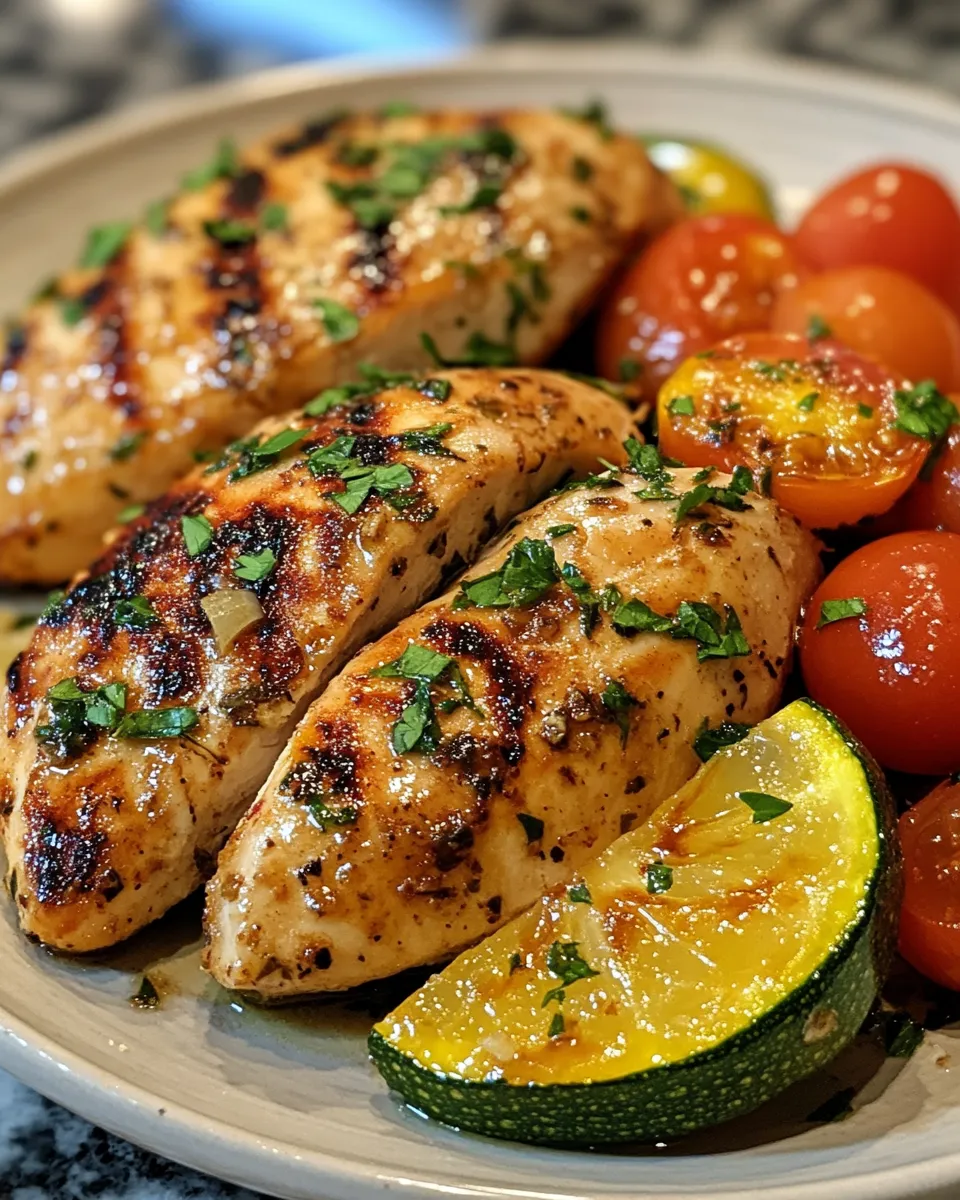 Irresistible Lemon Garlic Chicken with Summer Veggies: A Fresh and Flavorful Meal for Any Occasion